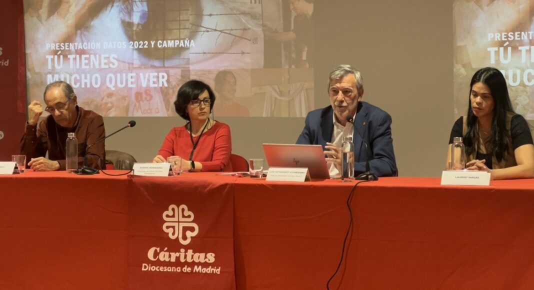 Las familias vulnerables atendidas por Cáritas Madrid aumentaron un 20% en 2022