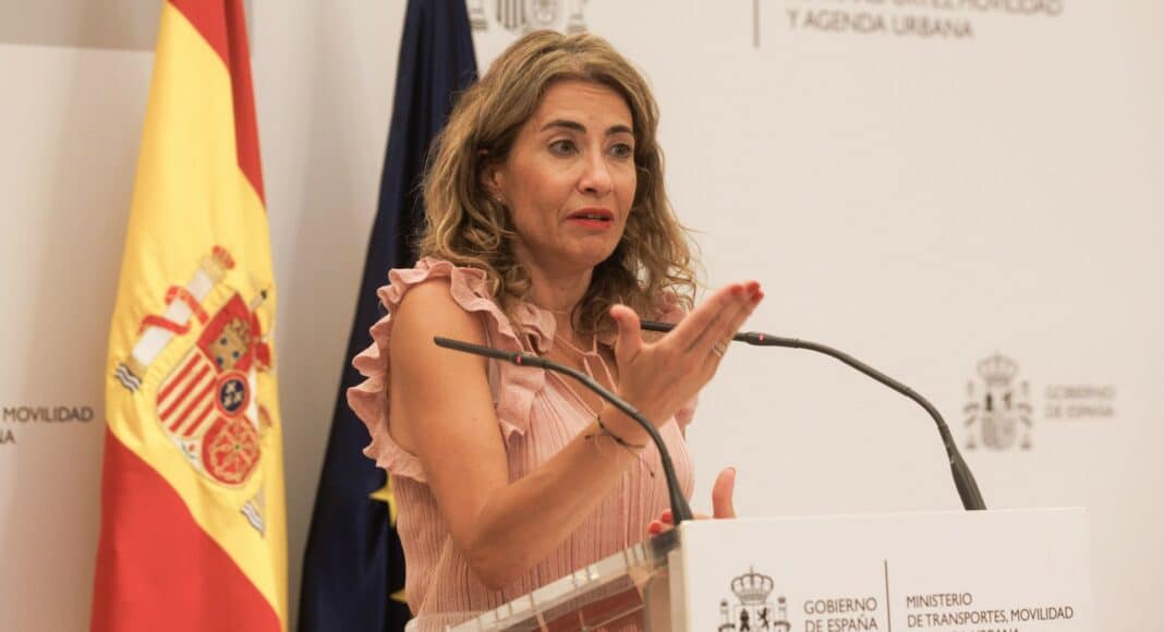 La ministra de Transportes, Movilidad y Agenda Urbana, Raquel Sánchez