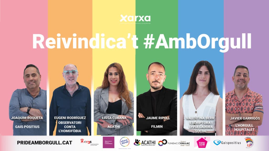 La Coordinadora del Tercer Sector de la Comunidad de Madrid participa en el Pride de Barcelona 2023