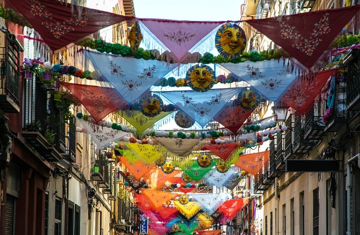 Fiestas de San Cayetano, San Lorenzo y La Paloma Madrid Lavapiés Embajadores La Latina