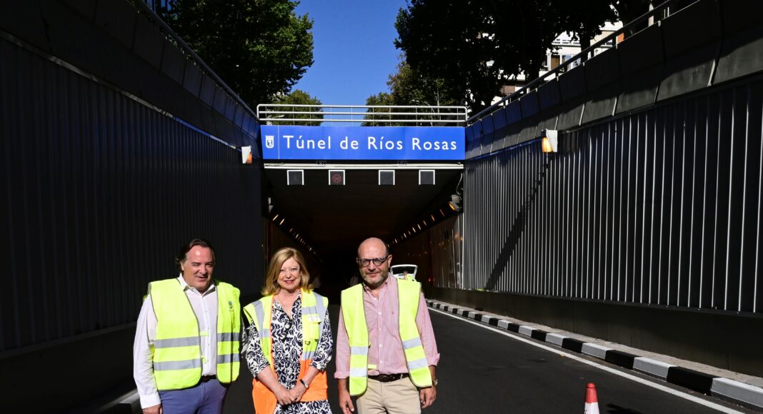 Finalizan las obras de rehabilitación del túnel de Ríos Rosas