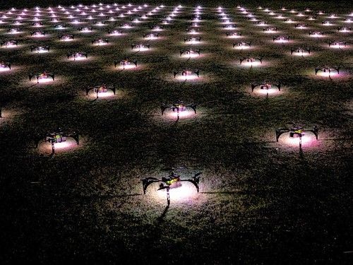 Un espectáculo de 120 drones iluminará este sábado el cielo en Majadahonda