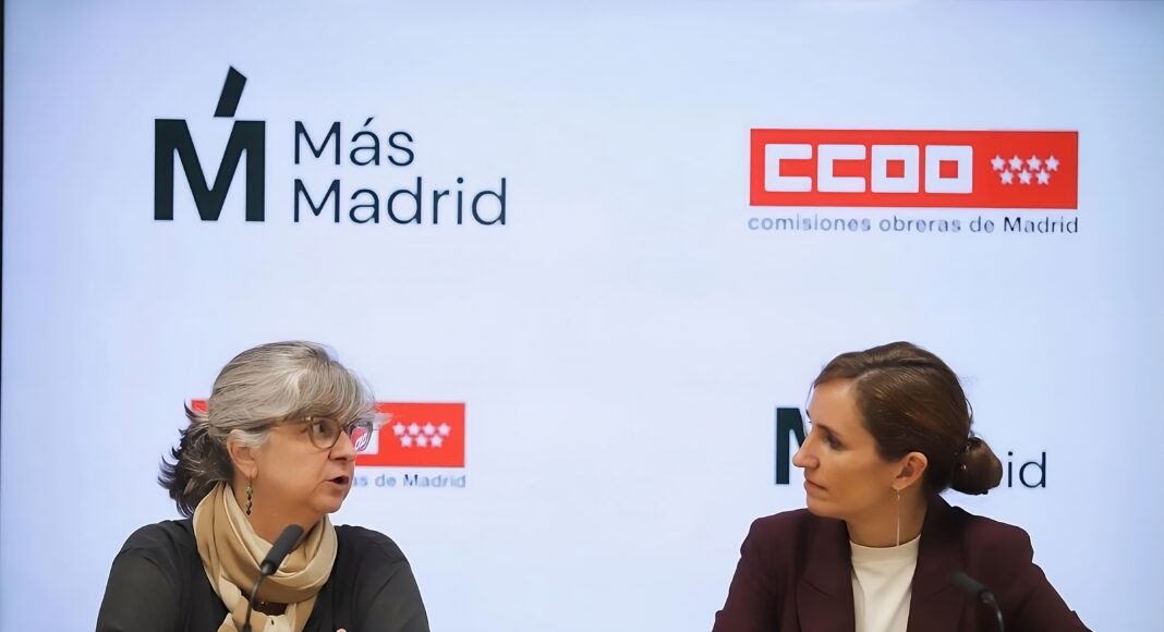 ccoo madrid más madrid mónica garcía paloma lópez pobreza desigualdad reunión empleo