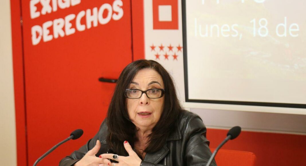 La secretaria general de la Federación de Enseñanza de CCOO Madrid, Isabel Galvín.